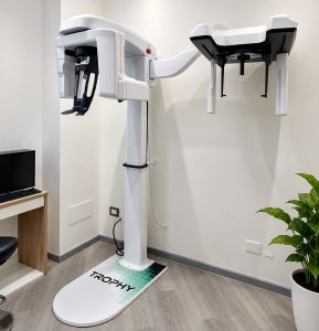 TAC Cone Beam 3D Trophy installata nella sala radiologica dello studio